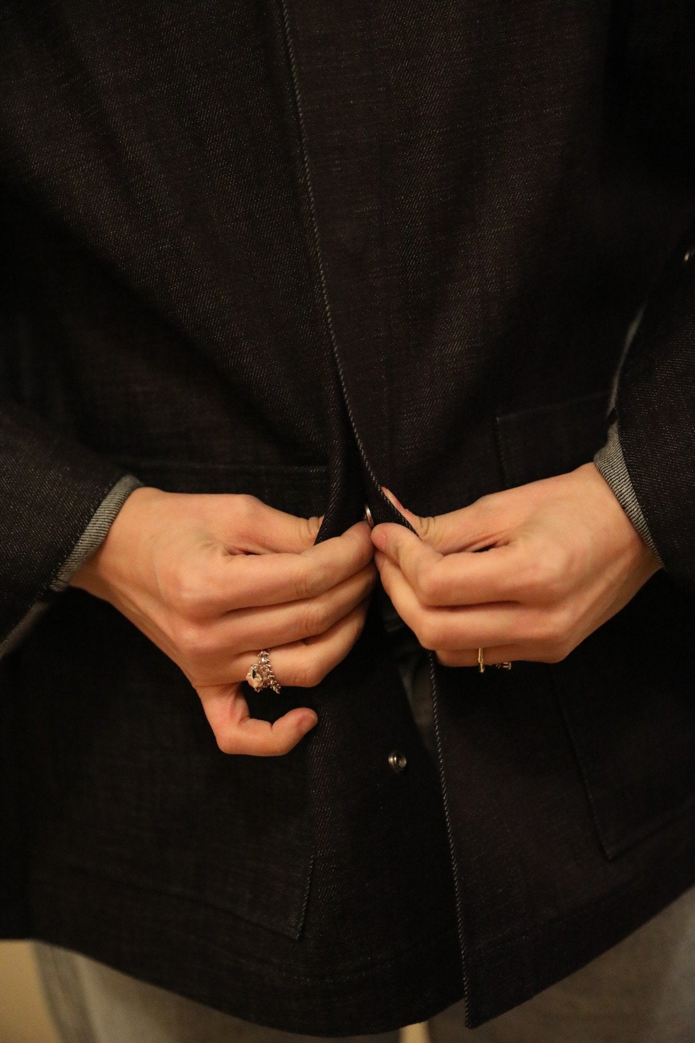 Adjustable Size Denim Jacket