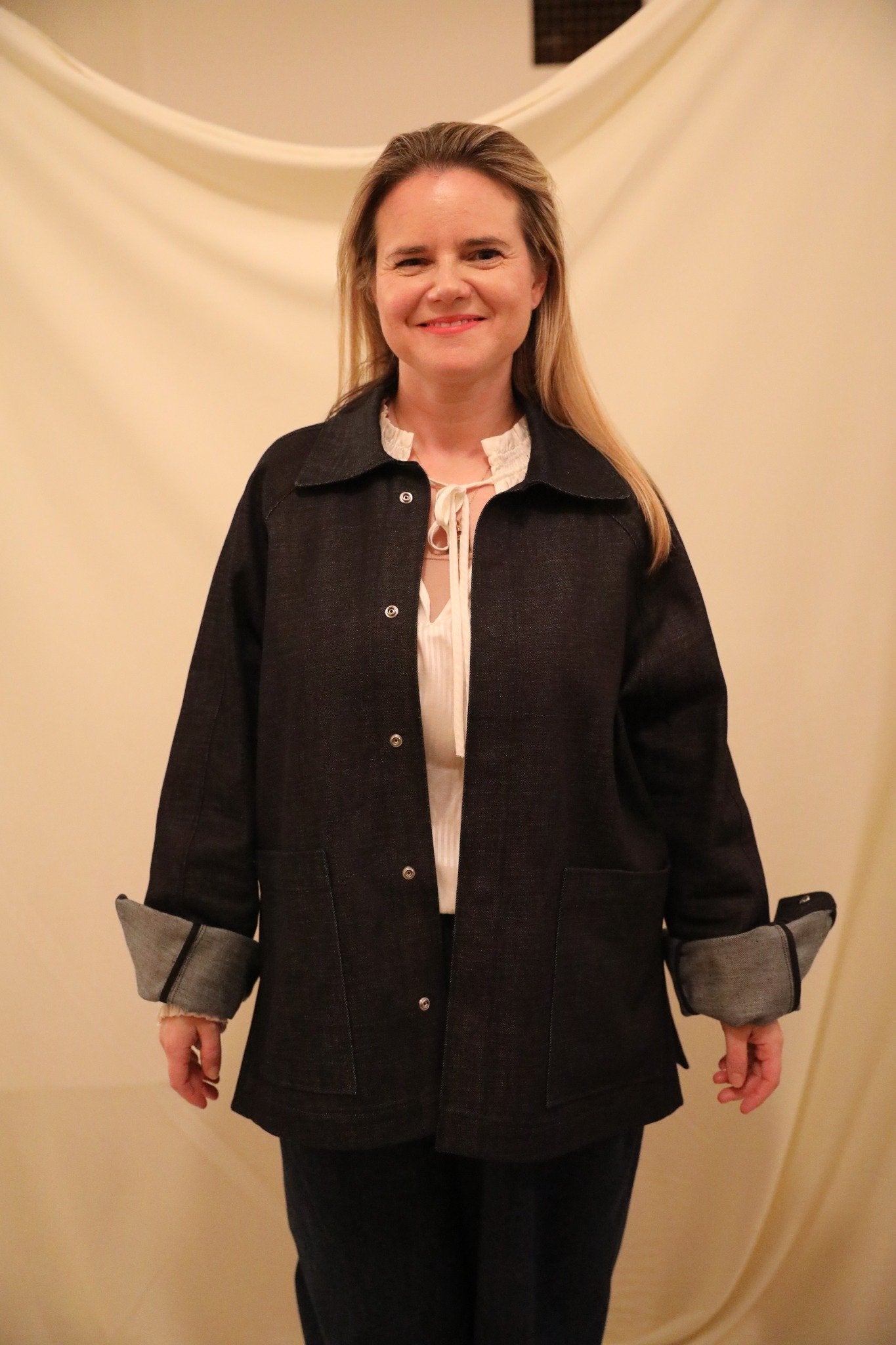 Adjustable Size Denim Jacket