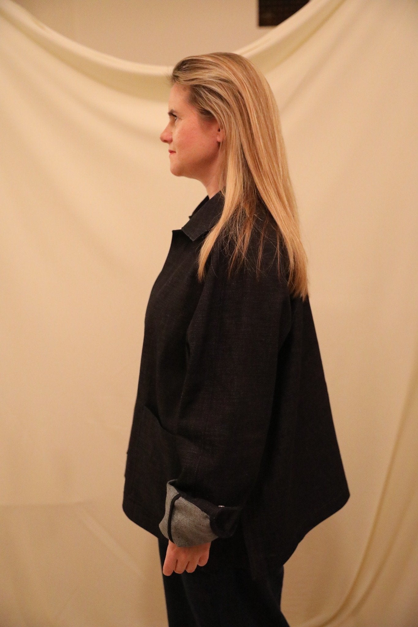 Adjustable Size Denim Jacket