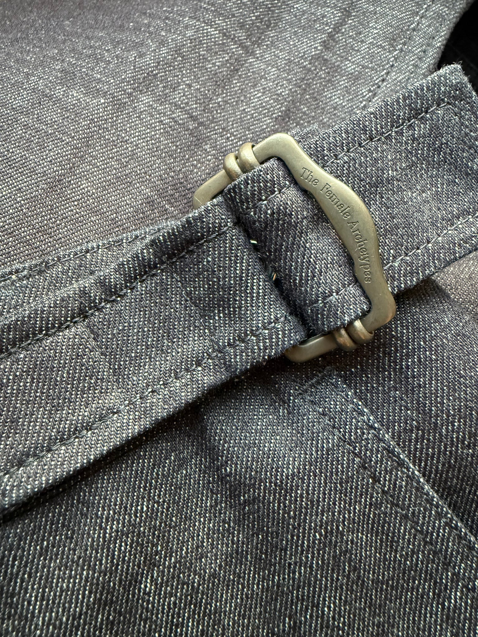 Adjustable Waist Tapered Jeans