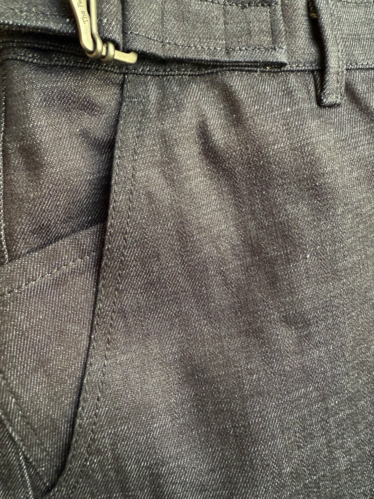 Adjustable Waist Tapered Jeans